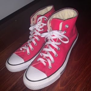Converse Unisex Red Hightops